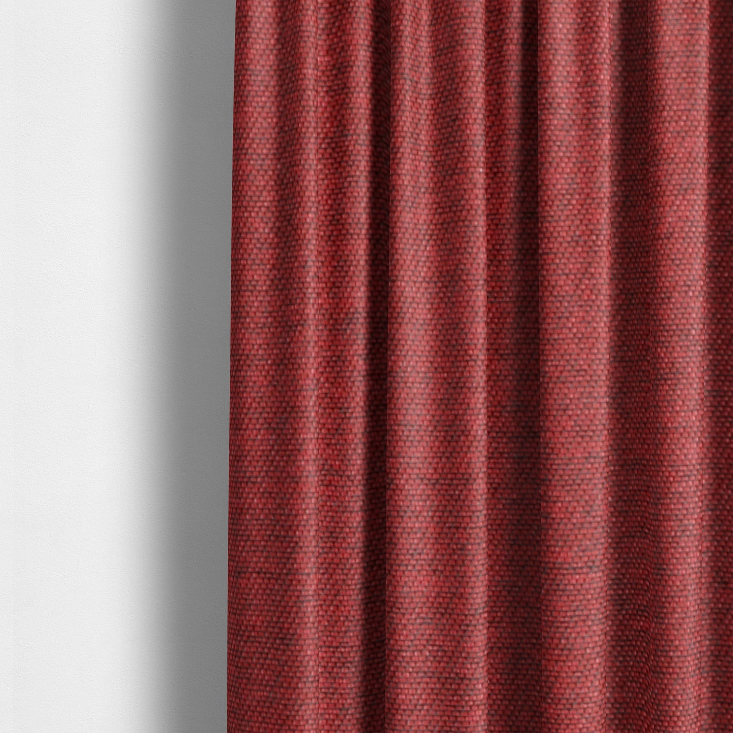 Fabriano Plain Chenille Type Burgundy Red Colour Upholstery Fabric CTR-902 - Made To Measure Curtains