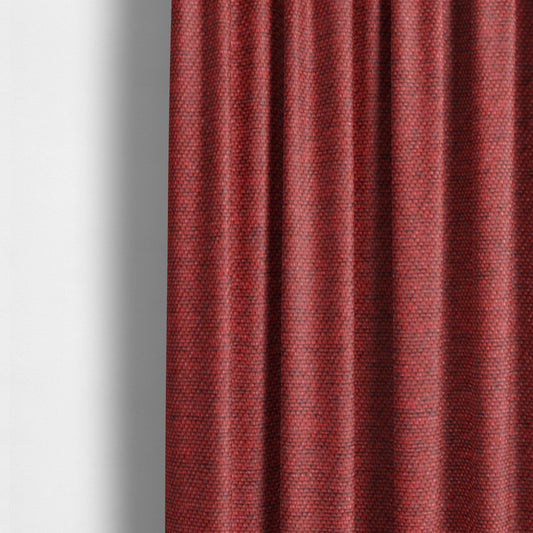 Fabriano Plain Chenille Type Burgundy Red Colour Upholstery Fabric CTR-902 - Made To Measure Curtains