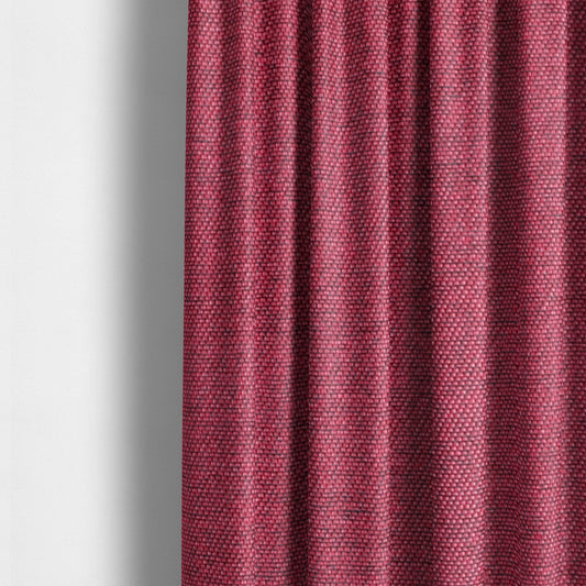 Fabriano Plain Chenille Type Pink Colour Upholstery Fabric CTR-903 - Made To Measure Curtains