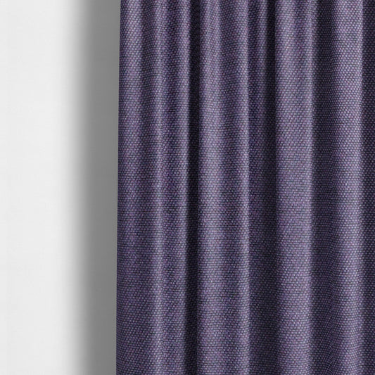 Fabriano Plain Chenille Type Purple Colour Upholstery Fabric CTR-904 - Made To Measure Curtains