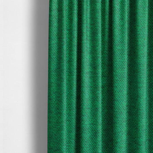 Fabriano Plain Chenille Type Green Colour Upholstery Fabric CTR-905 - Made To Measure Curtains