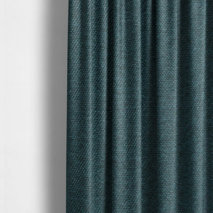 Fabriano Plain Chenille Type Navy Blue Colour Upholstery Fabric CTR-907 - Made To Measure Curtains