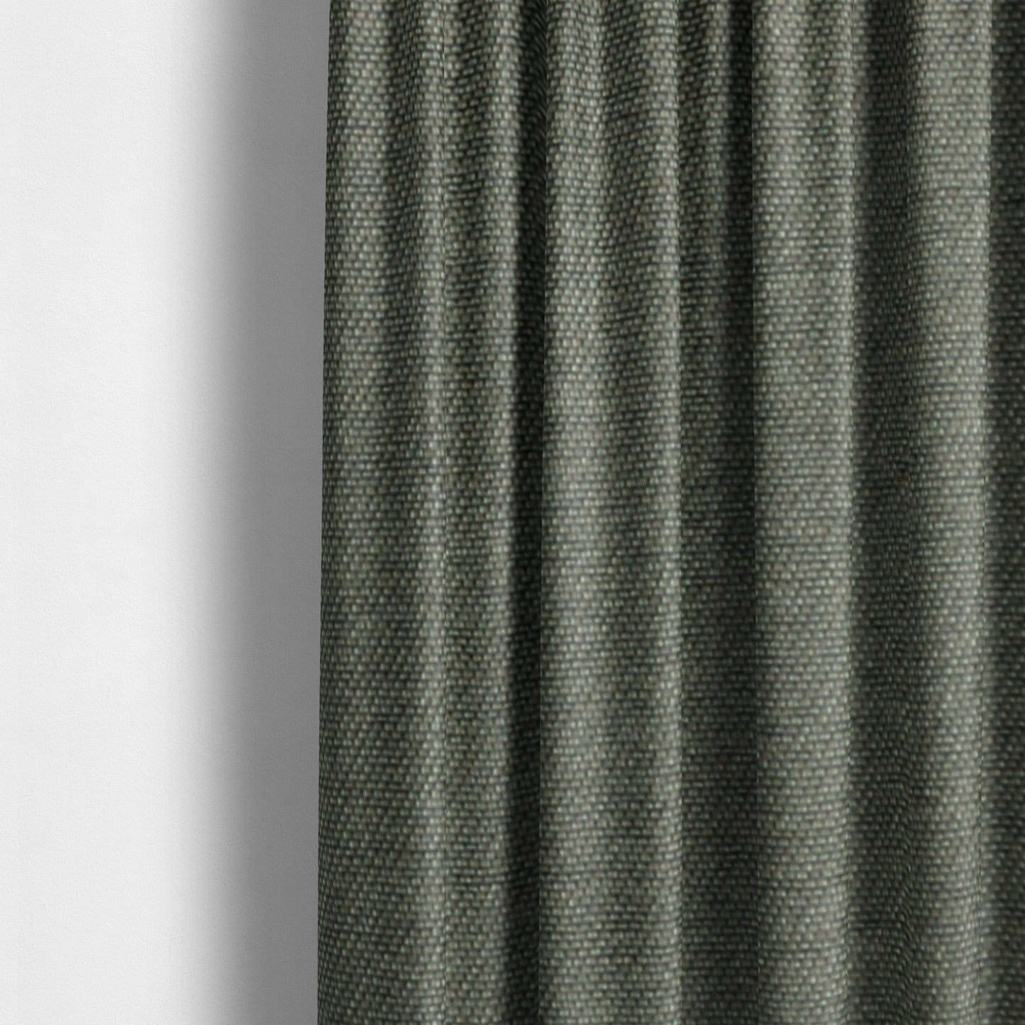 Fabriano Plain Chenille Type Grey Colour Upholstery Fabric CTR-908 - Made To Measure Curtains