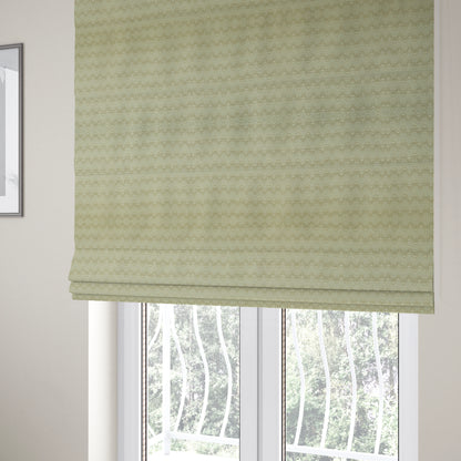 Fabriano Wave Pattern Chenille Type Cream Beige Upholstery Fabric CTR-946 - Roman Blinds