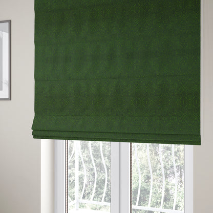 Fabriano Damask Pattern Chenille Type Green Upholstery Fabric CTR-968 - Roman Blinds