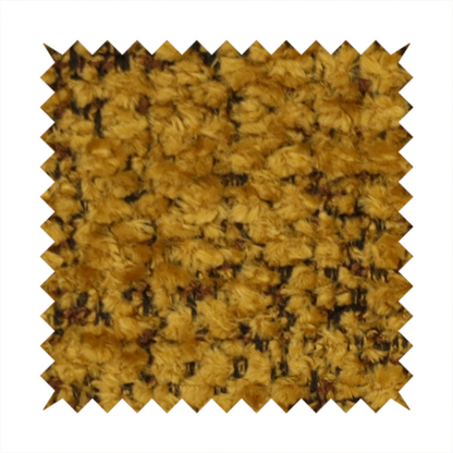 Wellington Chunky Chenille Weave Upholstery Fabric Yellow Colour CTR-97 - Made To Measure Curtains