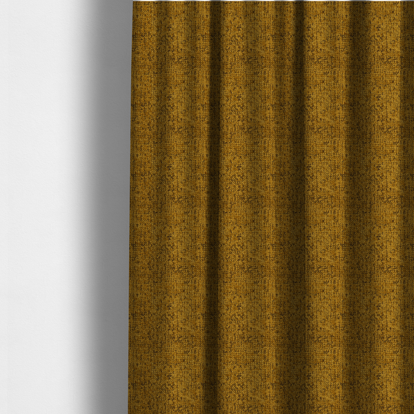 Wellington Chunky Chenille Weave Upholstery Fabric Yellow Colour CTR-97 - Made To Measure Curtains
