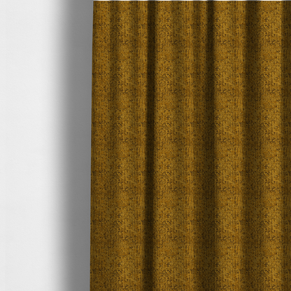 Wellington Chunky Chenille Weave Upholstery Fabric Yellow Colour CTR-97 - Made To Measure Curtains