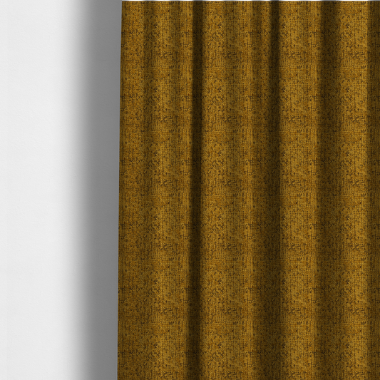 Wellington Chunky Chenille Weave Upholstery Fabric Yellow Colour CTR-97 - Made To Measure Curtains