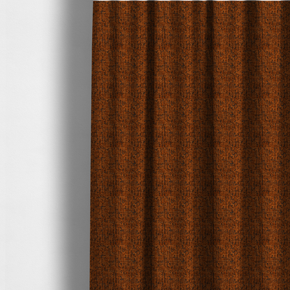 Wellington Chunky Chenille Weave Upholstery Fabric Orange Colour CTR-99 - Made To Measure Curtains