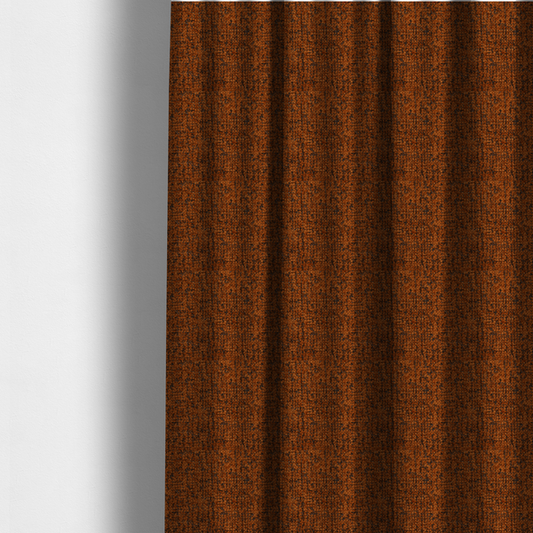 Wellington Chunky Chenille Weave Upholstery Fabric Orange Colour CTR-99 - Made To Measure Curtains