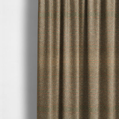 Comfy Chenille Textured Buzz Semi Plain Pattern Upholstery Fabric In Brown - Made To Measure Curtains