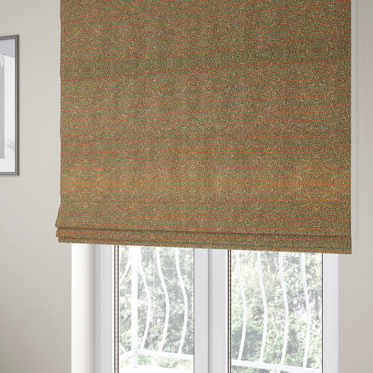 Comfy Chenille Textured Buzz Semi Plain Pattern Upholstery Fabric In Brown - Roman Blinds