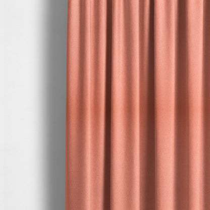 Como Soft Wool Effect Plain Chenille Quality Upholstery Fabric In Pink Colour - Made To Measure Curtains