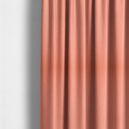 Como Soft Wool Effect Plain Chenille Quality Upholstery Fabric In Pink Colour - Made To Measure Curtains