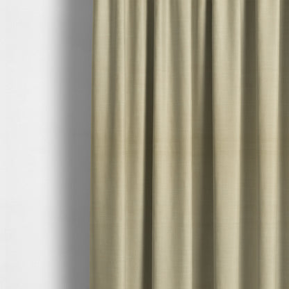 Cruise Ribbed Weave Textured Chenille Material In Plain Beige Upholstery Curtain Fabric - Made To Measure Curtains