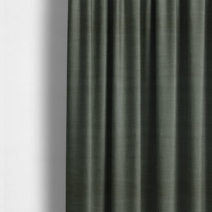 Cruise Ribbed Weave Textured Chenille Material In Grey Upholstery Curtain Fabric - Made To Measure Curtains