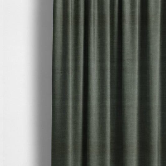 Cruise Ribbed Weave Textured Chenille Material In Grey Upholstery Curtain Fabric - Made To Measure Curtains