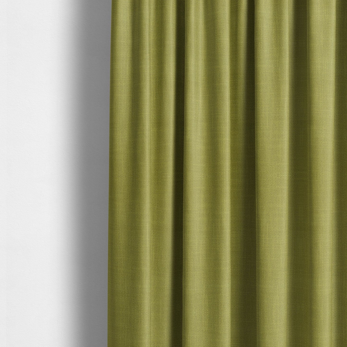 Cruise Ribbed Weave Textured Chenille Material In Green Upholstery Curtain Fabric - Made To Measure Curtains