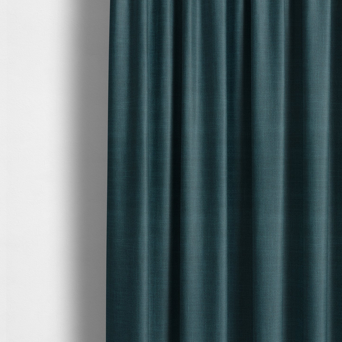 Cruise Ribbed Weave Textured Chenille Material In Navy Blue Upholstery Curtain Fabric - Made To Measure Curtains