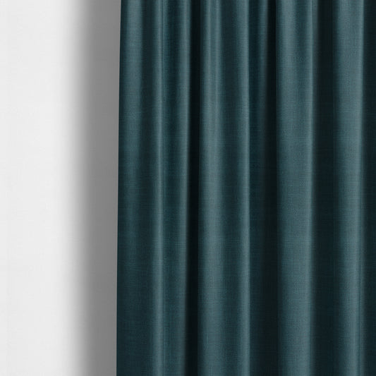 Cruise Ribbed Weave Textured Chenille Material In Navy Blue Upholstery Curtain Fabric - Made To Measure Curtains