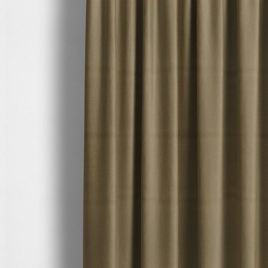 Cruise Ribbed Weave Textured Chenille Material In Brown Upholstery Curtain Fabric - Made To Measure Curtains