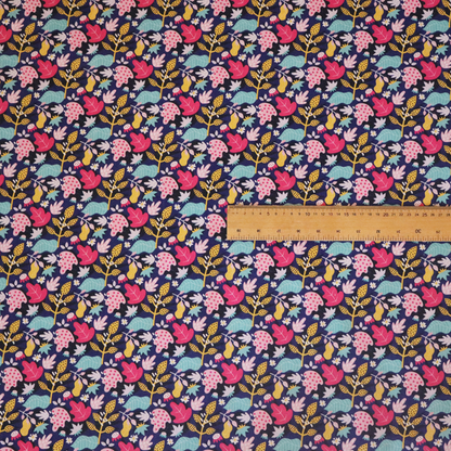 The Tutti-Frutti Forest Upholstery Fabric DP-08 - Handmade Cushions