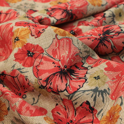 Artisan Summer Bloom Upholstery Fabric DP-101 - Roman Blinds