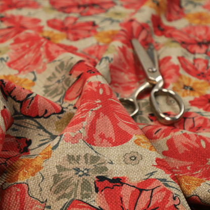 Artisan Summer Bloom Upholstery Fabric DP-101 - Roman Blinds