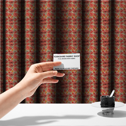 Artisan Summer Bloom Upholstery Fabric DP-101 - Made To Measure Curtains