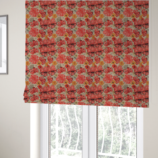 Artisan Summer Bloom Upholstery Fabric DP-101 - Roman Blinds