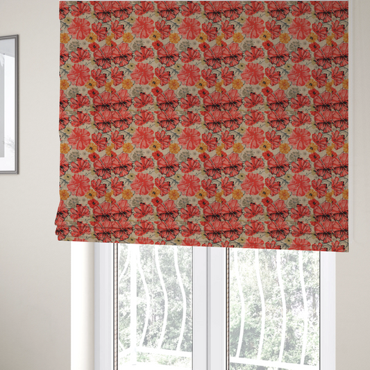 Artisan Summer Bloom Upholstery Fabric DP-101 - Roman Blinds