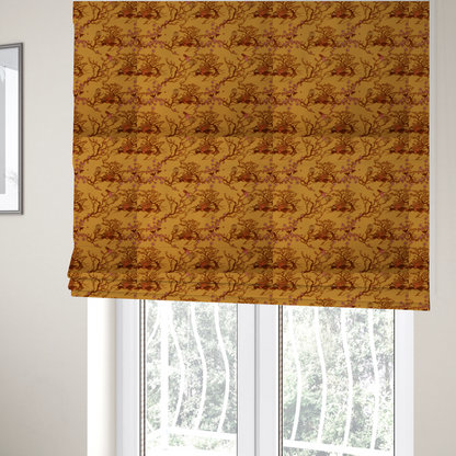 Sunset Sakura Garden Upholstery Fabric DP-104 - Roman Blinds