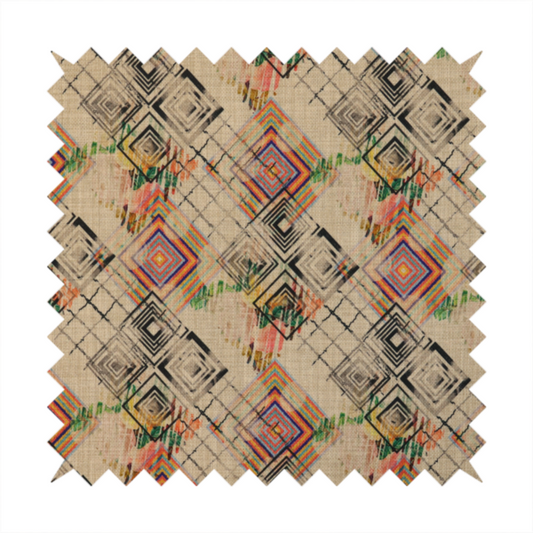 Modernist Diamond Grid Upholstery Fabric DP-105