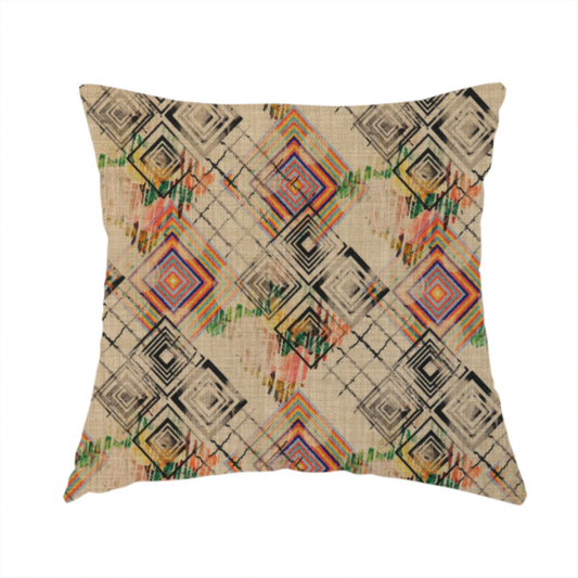 Modernist Diamond Grid Upholstery Fabric DP-105 - Handmade Cushions