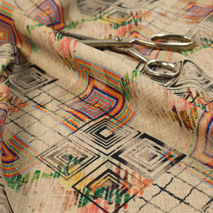 Modernist Diamond Grid Upholstery Fabric DP-105