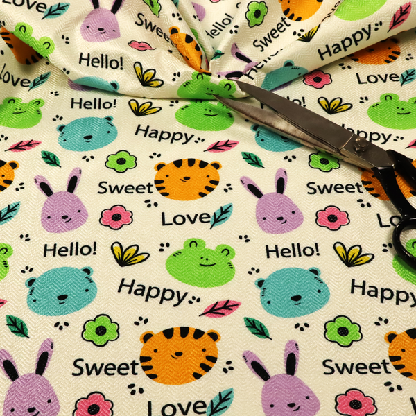 Sweet Little Loves Cartoon Upholstery Fabric DP-107