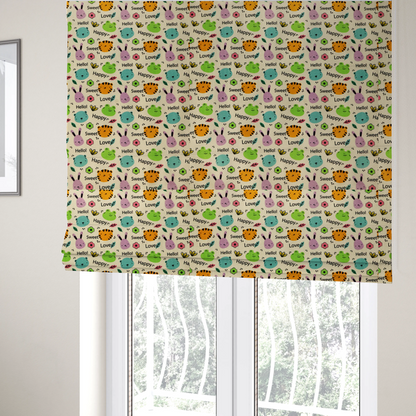 Sweet Little Loves Cartoon Upholstery Fabric DP-107 - Roman Blinds