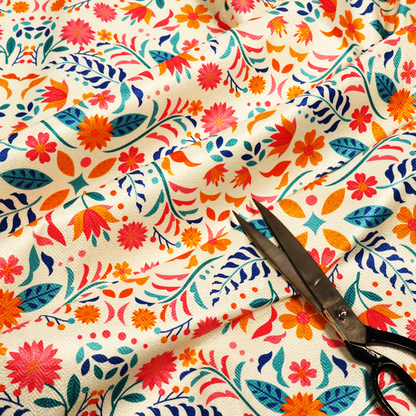Fiesta Floral Upholstery Fabric DP-108