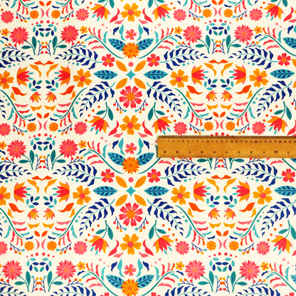 Fiesta Floral Upholstery Fabric DP-108