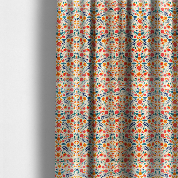 Fiesta Floral Upholstery Fabric DP-108 - Made To Measure Curtains