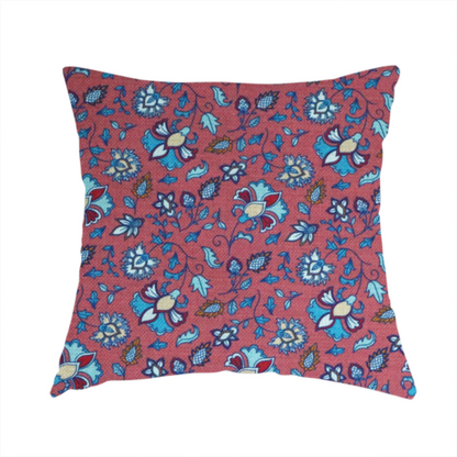 The Dusty Rose Meadow Upholstery Fabric DP-11 - Handmade Cushions