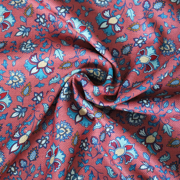 The Dusty Rose Meadow Upholstery Fabric DP-11