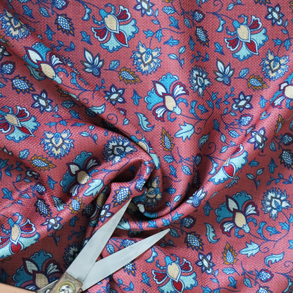 The Dusty Rose Meadow Upholstery Fabric DP-11