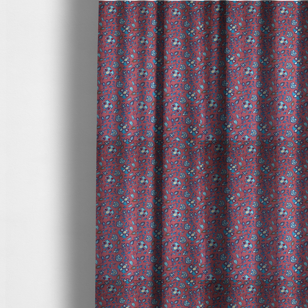 The Dusty Rose Meadow Upholstery Fabric DP-11 - Made To Measure Curtains