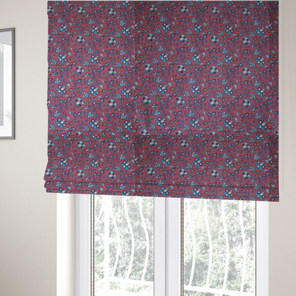 The Dusty Rose Meadow Upholstery Fabric DP-11 - Roman Blinds