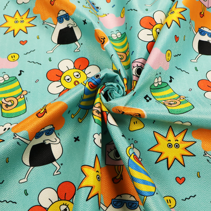 Doodle Mania Upholstery Fabric DP-110 - Made To Measure Curtains