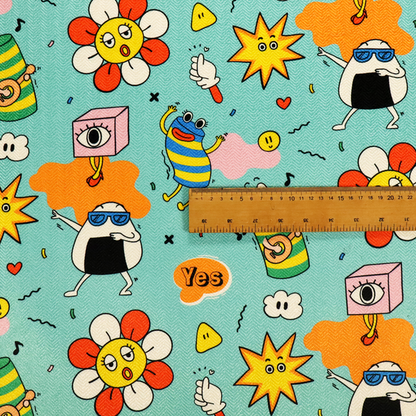 Doodle Mania Upholstery Fabric DP-110 - Made To Measure Curtains