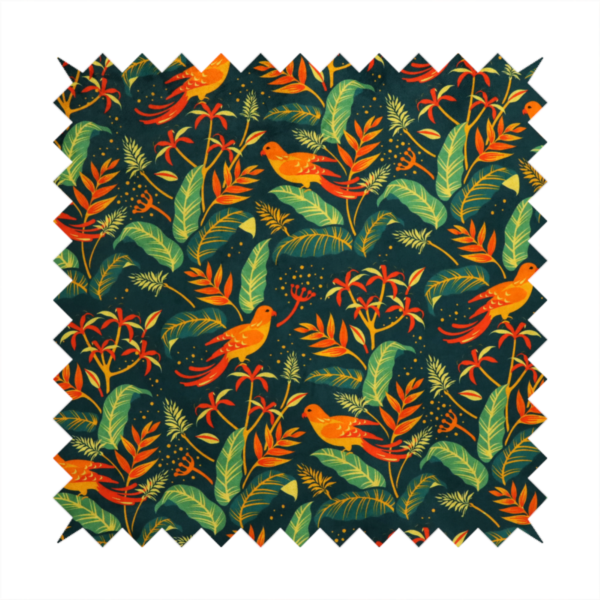 Midnight Tropics Paradise Upholstery Fabric DP-111