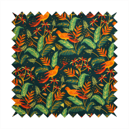 Midnight Tropics Paradise Upholstery Fabric DP-111